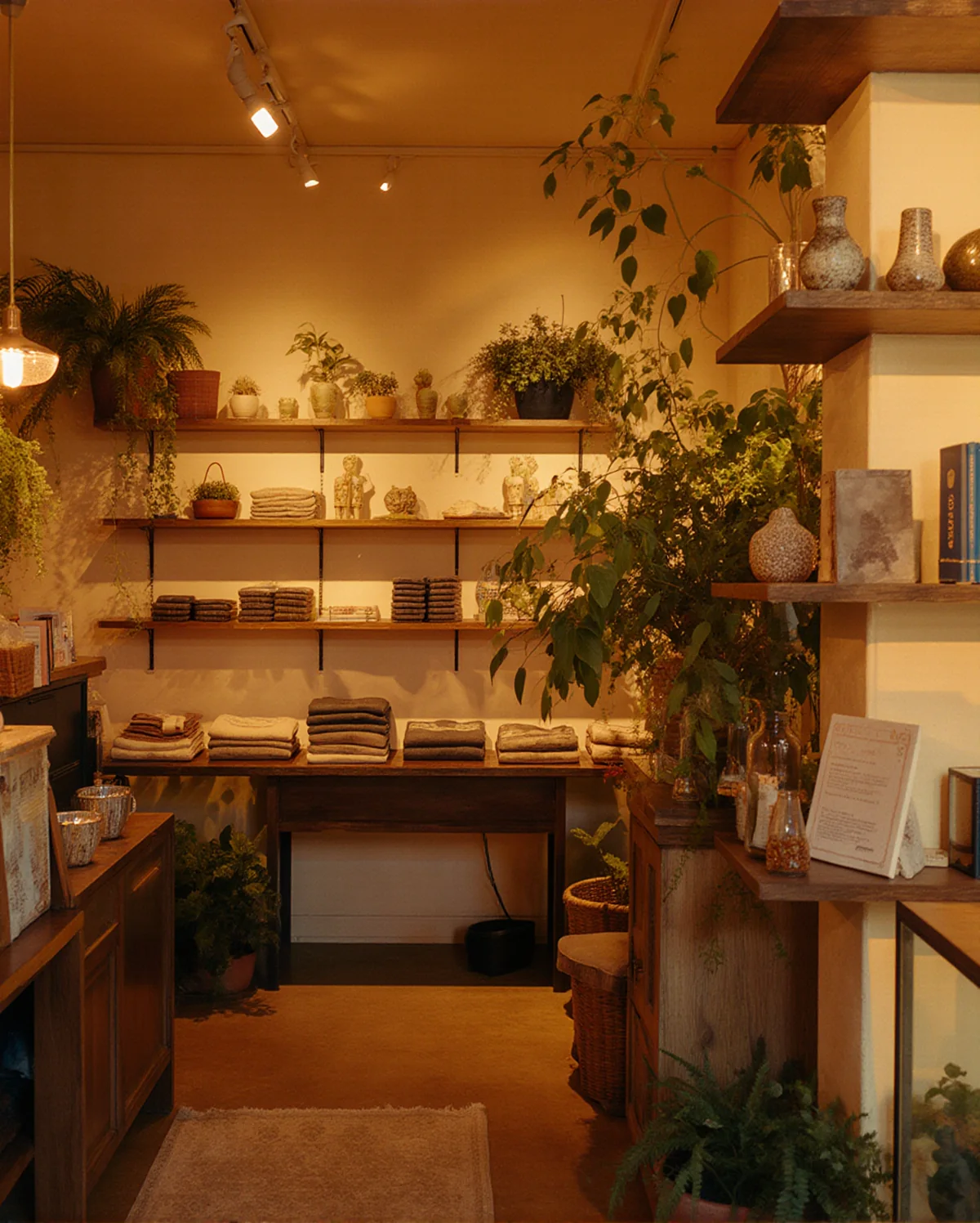 Intérieur d'une boutique indépendante