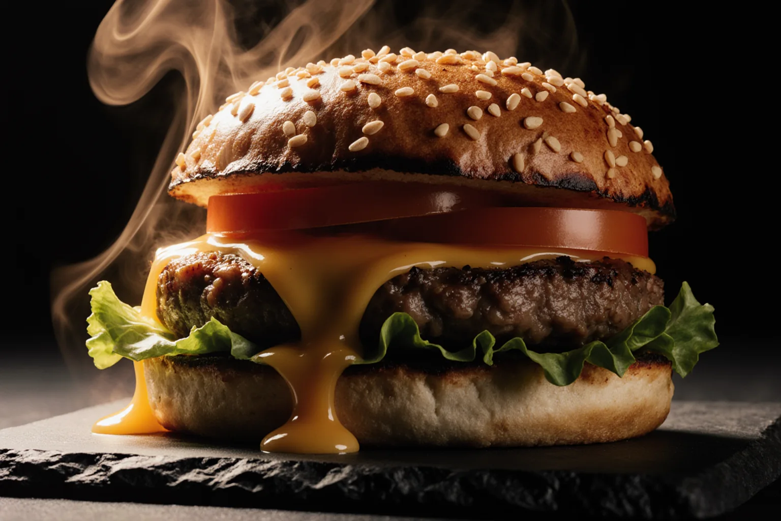 Exemple de site pour un smash burger